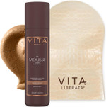 VITA LIBERATA, Tinted Tanning Mousse Dark 200ml & Mitt Bundle, Fast Drying Formula, Tinted for even & streak-free application, Natural and Organic Ingredients, Tanning Mitt for Flawless Application VITA LIBERATA, Tinted Tanning Mousse Dark 200ml & Mitt Bundle, Fast Drying Formula, Tinted for even & streak-free application, Natural and Organic Ingredients, Tanning Mitt for Flawless Application