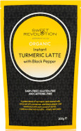 Sweet Revolution Organic Instant Turmeric Latte with Black Pepper (200g), Dairy Free and Gluten Free Sweet Revolution Organic Instant Turmeric Latte with Black Pepper (200g), Dairy Free and Gluten Free