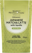 Sweet Revolution Organic Japanese Matcha Latte with Vanilla Barista Blend (1 x 500g) Catering Pack. Gluten Free, Dairy Free, Refined Sugar-Free Sweet Revolution Organic Japanese Matcha Latte with Vanilla Barista Blend (1 x 500g) Catering Pack. Gluten Free, Dairy Free, Refined Sugar-Free