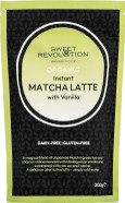 Sweet Revolution Organic Instant Matcha Latte with Vanilla (200g), Dairy Free and Gluten Free Sweet Revolution Organic Instant Matcha Latte with Vanilla (200g), Dairy Free and Gluten Free