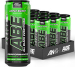Applied Nutrition ABE Pre Workout Cans - All Black Everything Energy + Performance Drink, ABE Carbonated Beverage Sugar Free with Caffeine (Pack of 12 Cans x 330ml) (Apple & Elderflower)