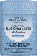 Sweet Revolution Blue Chai Latte with Spirulina Barista Blend (2 x 100g) tub. Caffeine Free, Gluten Free, Dairy Free, Refined Sugar-Free