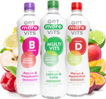 Get More Vits Still & Sparkling Water - Low Calorie, Sugar Free, & Multivitamin Fizzy Drink with Vitamin D, C, & B Vitamins - Pack of 12 Multi-Flavoured Water Multipack - 1 Litre Bottle, 3 Flavours Get More Vits Still & Sparkling Water - Low Calorie, Sugar Free, & Multivitamin Fizzy Drink with Vitamin D, C, & B Vitamins - Pack of 12 Multi-Flavoured Water Multipack - 1 Litre Bottle, 3 Flavours