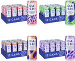 Dash Water - Pack of 48: Lime, Raspberry, Peach, Blackcurrant - NO Sugar, NO Sweetener, NO Calories - Infused with Wonky Fruit (330ml Can Each) Dash Water - Pack of 48: Lime, Raspberry, Peach, Blackcurrant - NO Sugar, NO Sweetener, NO Calories - Infused with Wonky Fruit (330ml Can Each)