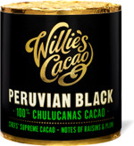 Willie's Cacao - 100% Cacao - Peruvian Black 100% Chulucanans Cacao - 180g- Raisin & Plum notes - For cooking, baking, drinks - Vegan & No Added Sugar Willie's Cacao - 100% Cacao - Peruvian Black 100% Chulucanans Cacao - 180g- Raisin & Plum notes - For cooking, baking, drinks - Vegan & No Added Sugar