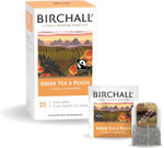Birchall Tea | Green Tea & Peach | Green Tea Infusion | 1 Pack of 25 Enveloped Plant-Based Tea Bags Birchall Tea | Green Tea & Peach | Green Tea Infusion | 1 Pack of 25 Enveloped Plant-Based Tea Bags