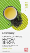Clearspring Organic Japanese Matcha Sencha - 20 Tea Sachets
