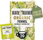 Heath & Heather Organic Camomile and Spearmint Teabags | Individually Wrapped Caffeine-Free Herbal Tea Infusions | 6 Packs of 20, Total 120 Tea Bags Heath & Heather Organic Camomile and Spearmint Teabags | Individually Wrapped Caffeine-Free Herbal Tea Infusions | 6 Packs of 20, Total 120 Tea Bags