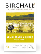 Birchall Tea Bags, Lemongrass & Ginger Herbal Tea Gift Set, Caffeine Free Tea Bursting with Full Flavour, Perfect Vegan Gifts, 80 Plant-Based Prism Tea Bags Birchall Tea Bags, Lemongrass & Ginger Herbal Tea Gift Set, Caffeine Free Tea Bursting with Full Flavour, Perfect Vegan Gifts, 80 Plant-Based Prism Tea Bags