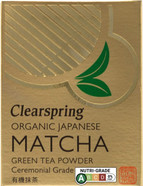 Clearspring Organic Japanese Matcha Green Tea Powder Ceremonial Grade, 30g