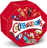 Celebrations Chocolate Gift Box, 385g Assorted Chocolates Snack Box With Mini Chocolate Bars & Biscuits Celebrations Chocolate Gift Box, 385g Assorted Chocolates Snack Box With Mini Chocolate Bars & Biscuits