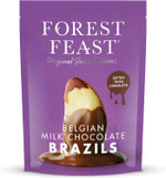 FOREST FEAST Belgian Milk Chocolate Brazil Nuts 1kg | Natural Gluten Free Snack Coated in Milk Chocolate, High Protein, Chocolate Covered Brazil Nuts FOREST FEAST Belgian Milk Chocolate Brazil Nuts 1kg | Natural Gluten Free Snack Coated in Milk Chocolate, High Protein, Chocolate Covered Brazil Nuts