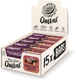 Vegan Chocolate - Ombar Hazelnut Truffle, Deep Filled Centres (42g x 15 Bars) Organic, Fair Trade, Dairy Free and Gluten Free Chocolate