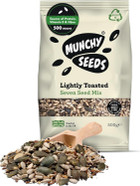 Munchy Seeds Lightly Toasted 7 Seed Mix, Pumpkin Seeds, Sunflower Seeds, Hemp, Chia, Rapeseed, Flaxseeds, Seeds for Baking, Breakfast Cereals & Granola, Mixed Seeds to Eat, Mixed Seeds for Eating 500g Munchy Seeds Lightly Toasted 7 Seed Mix, Pumpkin Seeds, Sunflower Seeds, Hemp, Chia, Rapeseed, Flaxseeds, Seeds for Baking, Breakfast Cereals & Granola, Mixed Seeds to Eat, Mixed Seeds for Eating 500g