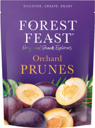 FOREST FEAST Dried Orchard Prunes 6 x 200g | Naturally Dried Whole Prunes Fruit Snack with No Added Sugar, High in Fibre & Low Fat | Snacking, Baking or Cooking