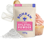 BONRAW Natural Sweetener Silver Birch Xylitol Sugar Free Icing Sugar 500g - Icing Powder For Decoration BONRAW Natural Sweetener Silver Birch Xylitol Sugar Free Icing Sugar 500g - Icing Powder For Decoration