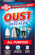 Oust Powerful All Purpose Descaler, New Formula, Limescale Remover  Ideal for Kettles, Coffee Machines, Irons and Shower Heads, 3 Sachets x 6 (18 Sachets Total)