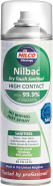Nilco Nilbac Dry Touch Sanitiser 500ml HIGH CONTACT frequent use aerosol with Virus Guard Nilcology NO WIPING JUST SPRAY KILLS 99.9% of Bacteria