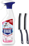 Limescale Remover Bundle: Fresh Spring Rose Heavy Duty Limescale Remover Bathroom Cleaner Spray with Bonus 2 Crevice Cleaning Brushes - Ideal for Limescale Removal on Toilet, Shower & Kitchen Surfaces Limescale Remover Bundle: Fresh Spring Rose Heavy Duty Limescale Remover Bathroom Cleaner Spray with Bonus 2 Crevice Cleaning Brushes - Ideal for Limescale Removal on Toilet, Shower & Kitchen Surfaces