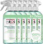 INEOS Next-Gen Cleaning Antibac Spray, 4.5L (750ml x 6), Multi-Room, Plant Powered, Limescale + Grease Remover, Kills 99.9% of Bacteria + Viruses, Pomelo + Yuzu, Packaging May Vary INEOS Next-Gen Cleaning Antibac Spray, 4.5L (750ml x 6), Multi-Room, Plant Powered, Limescale + Grease Remover, Kills 99.9% of Bacteria + Viruses, Pomelo + Yuzu, Packaging May Vary