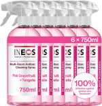 INEOS Next-Gen Cleaning Antibac Spray, 4.5L (750ml x 6), Multi-Room, Plant Powered, Limescale + Grease Remover, Kills 99.9% of Bacteria + Viruses, Pink Grapefruit + Tangelo, Packaging May Vary INEOS Next-Gen Cleaning Antibac Spray, 4.5L (750ml x 6), Multi-Room, Plant Powered, Limescale + Grease Remover, Kills 99.9% of Bacteria + Viruses, Pink Grapefruit + Tangelo, Packaging May Vary