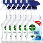 Dettol Antibacterial Surface Cleaners, Fragrance Free, 1.0L (6 x 1L, Total 6.0L), Germ Protection, Disinfectant Spray for Household, Kills 99.9 Percent of Germs Dettol Antibacterial Surface Cleaners, Fragrance Free, 1.0L (6 x 1L, Total 6.0L), Germ Protection, Disinfectant Spray for Household, Kills 99.9 Percent of Germs
