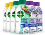 Dettol Antibacterial Washing Machine Cleaner Multipack, 250ml X 6 (Original, Lemon, Lavender) - Deep Clean, Fresh Scent, Hygienic Maintenance, Total Six Packs Dettol Antibacterial Washing Machine Cleaner Multipack, 250ml X 6 (Original, Lemon, Lavender) - Deep Clean, Fresh Scent, Hygienic Maintenance, Total Six Packs