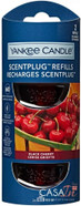 Yankee Candle ScentPlug Fragrance Refills | Black Cherry Plug in Air Freshener Oil | Up to 60 Days of Fragrance | 2 Count