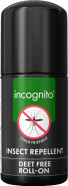 INCOGNITO Insect Repellent Roll on 50 ml - Maximum Strength, Vegan, DEET free formula - Mosquito Repellent and Effective On All Biting Insects - Travel Friendly - Bug Repellent Suitable for Humans, Transparent