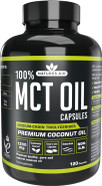 Natures Aid MCT Oil Capsules 1200mg 120 Capsules - Premium 100% Coconut Oil - Supports Energy Boost Metabolism Keto Weight Management - Vegan, Gluten-Free Essential Fatty Acids