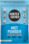 Hunter & Gather Thrive Fuel C8/C10 MCT Powder 250g | Triple Steam Distilled 100% Organic Certified Coconut | Keto, Low Carb & Paleo | Sugar, Gluten & Seed Oil Free Hunter & Gather Thrive Fuel C8/C10 MCT Powder 250g | Triple Steam Distilled 100% Organic Certified Coconut | Keto, Low Carb & Paleo | Sugar, Gluten & Seed Oil Free