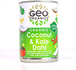 Geo Organics Coconut & Kale Dahl 400g (Pack of 1) | Authentic Indian Side Dish | Low Sugar & Salt | Certified Organic | Vegan Meals & Gluten-Free Food | Mild Spice Level Geo Organics Coconut & Kale Dahl 400g (Pack of 1) | Authentic Indian Side Dish | Low Sugar & Salt | Certified Organic | Vegan Meals & Gluten-Free Food | Mild Spice Level