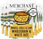 Merchant Gourmet Coconut & Lime Leaf Wholegrain Microwave Rice - Pack of 6 x 250g Pouches Merchant Gourmet Coconut & Lime Leaf Wholegrain Microwave Rice - Pack of 6 x 250g Pouches