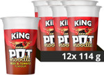 Pot Noodle King Pot Noodle Instant Vegetarian Snack quick-to-make noodles , Beef & Tomato Flavour 12x 114 g Pot Noodle King Pot Noodle Instant Vegetarian Snack quick-to-make noodles , Beef & Tomato Flavour 12x 114 g