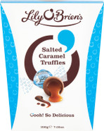 Lily O'Brien's Milk Chocolate Truffles - Thick milk chocolate shell that gives way to a luxuriously smooth centre - Share, Gift or a treat. Birthday, Thank you, Christmas