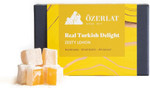 Ozerlat Real Turkish Delight; Zesty Lemon Luxury Gourmet Artisan Dessert Sweets, Premium Quality Natural Ingredients, Vegan, Gluten Free (200g) Ozerlat Real Turkish Delight; Zesty Lemon Luxury Gourmet Artisan Dessert Sweets, Premium Quality Natural Ingredients, Vegan, Gluten Free (200g)