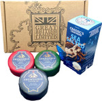 Great British Trading 3x Snowdonia Cheese Truckles with Cradocs Sea Salted Crackers Gift Hamper Great British Trading 3x Snowdonia Cheese Truckles with Cradocs Sea Salted Crackers Gift Hamper