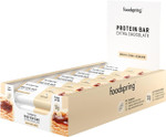 foodspring New Extra Chocolate Protein Bars - 13g protein per bar, no added sugar, nutritious post-workout or on-the-go snack - White Chocolate Almond - 45g, no of items: 12 foodspring New Extra Chocolate Protein Bars - 13g protein per bar, no added sugar, nutritious post-workout or on-the-go snack - White Chocolate Almond - 45g, no of items: 12