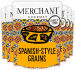 Merchant Gourmet Cooked Spanish-Style Grains & Rice - Microwave Rice Mix - Source of Fiber, Low Fat & Vegan - Pack of 6 x 250g Ready-to-eat Pouches Merchant Gourmet Cooked Spanish-Style Grains & Rice - Microwave Rice Mix - Source of Fiber, Low Fat & Vegan - Pack of 6 x 250g Ready-to-eat Pouches