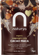 Naturya Organic Cacao Maca Overnight Oats - Gluten-Free with Hemp Protein, Rich in Magnesium, Vegan, No Added Sugar - 600g Naturya Organic Cacao Maca Overnight Oats - Gluten-Free with Hemp Protein, Rich in Magnesium, Vegan, No Added Sugar - 600g