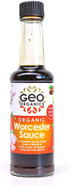 Geo Organics Worcestershire Sauce 150ml (Pack of 1) | Organic, Vegan, Vegetarian Society Approved, Gluten-Free Worcester Sauce | Seasoning for All Flavorful Dishes