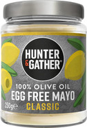 Product Image Hunter & Gather 100% Olive Oil Egg Free Classic Mayo 250g - Seed Oil Free, Keto & Vegan Friendly - No Added Sugar, Gluten & Soy Free Product Image Hunter & Gather 100% Olive Oil Egg Free Classic Mayo 250g - Seed Oil Free, Keto & Vegan Friendly - No Added Sugar, Gluten & Soy Free