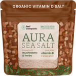 Your Daily Vitamin D in Every Pinch | Organic Aura Sea Salt | Infused Celtic Sea Salt with Mushrooms & Herbs | 30% Less Sodium Than Table Salt | 5 Months of Vitamin D | 80g Resealable Pouch Your Daily Vitamin D in Every Pinch | Organic Aura Sea Salt | Infused Celtic Sea Salt with Mushrooms & Herbs | 30% Less Sodium Than Table Salt | 5 Months of Vitamin D | 80g Resealable Pouch
