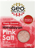 Geo Organics Pure Himalayan Pink Salt Crystals 500g (Pack of 6) | 100% Natural Salt & Unrefined | Harvested Using Sustainable & Eco-Friendly Practices - Contains 84 Minerals (Finely Ground Pink Salt) Geo Organics Pure Himalayan Pink Salt Crystals 500g (Pack of 6) | 100% Natural Salt & Unrefined | Harvested Using Sustainable & Eco-Friendly Practices - Contains 84 Minerals (Finely Ground Pink Salt)