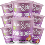 Bio&Me: Apple and Cinnamon Gut-Loving Porridge 8-Pack (8 x 65g pots) - High in Fibre, Low Sugar - On The Go Breakfast Bio&Me: Apple and Cinnamon Gut-Loving Porridge 8-Pack (8 x 65g pots) - High in Fibre, Low Sugar - On The Go Breakfast