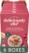 Deliciously Ella Apple & Raspberry Bircher Muesli - 6 x 400g Boxes - Gluten Free | Vegan Friendly | Healthy Breakfast | Granola & Muesli Deliciously Ella Apple & Raspberry Bircher Muesli - 6 x 400g Boxes - Gluten Free | Vegan Friendly | Healthy Breakfast | Granola & Muesli