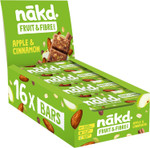 Nakd Strawberry & Raspberry Fruit & Fibre Bar - Vegan - Gluten Free - Healthy Snack, 44g (Pack of 16 bars) Nakd Strawberry & Raspberry Fruit & Fibre Bar - Vegan - Gluten Free - Healthy Snack, 44g (Pack of 16 bars)