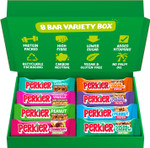 Perkier Peanut, 18 Bars, Vegan, Gluten Free, Protein, High Fibre, Lower Sugar Snack, Natural Ingredients, Lower Calorie, Healthy, No Palm Oil, Carbon Neutral, Recyclable Packaging Perkier Peanut, 18 Bars, Vegan, Gluten Free, Protein, High Fibre, Lower Sugar Snack, Natural Ingredients, Lower Calorie, Healthy, No Palm Oil, Carbon Neutral, Recyclable Packaging