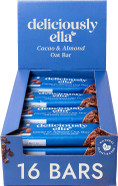 Deliciously Ella - Cacao & Almond Oat Bar, Gluten-Free, Vegan Friendly, Healthy Snack, 50g (16 bars) Deliciously Ella - Cacao & Almond Oat Bar, Gluten-Free, Vegan Friendly, Healthy Snack, 50g (16 bars)