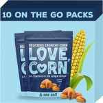 LOVE CORN BBQ Crunchy Corn Snack 45g x 10 Bags  Healthy Snacks Ideal for Gluten Free & Vegan Diets  Low Sugar Alternative for Crisps, Mixed Nuts & Pretzels  Perfect To Graze On LOVE CORN BBQ Crunchy Corn Snack 45g x 10 Bags  Healthy Snacks Ideal for Gluten Free & Vegan Diets  Low Sugar Alternative for Crisps, Mixed Nuts & Pretzels  Perfect To Graze On